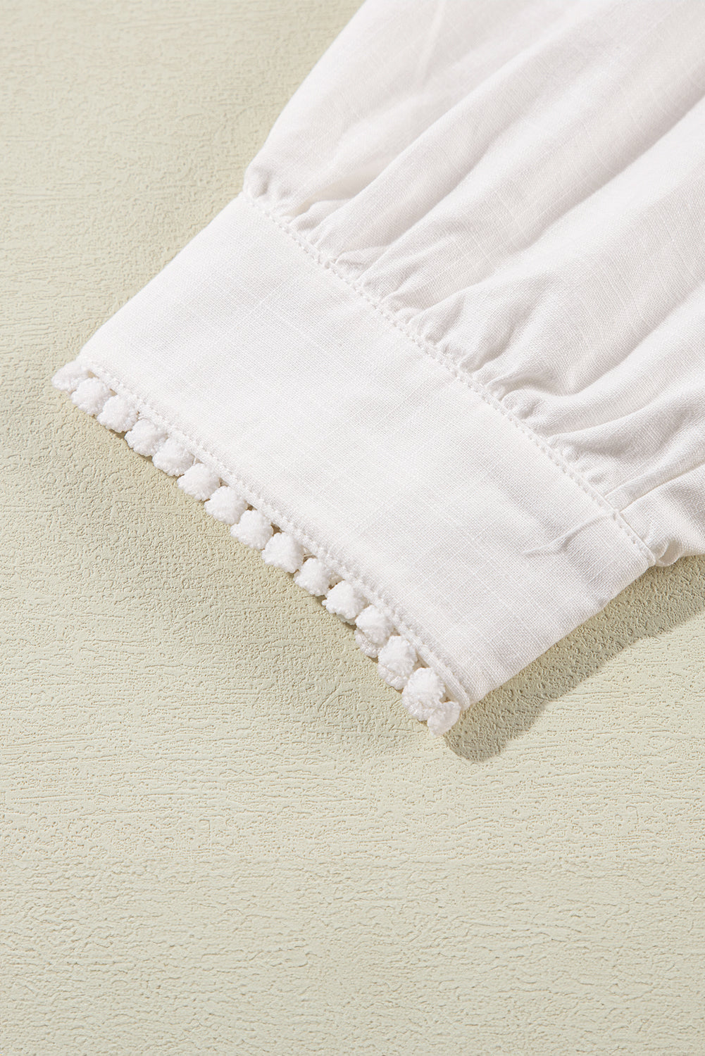 Cotton shirt with floral embroidery