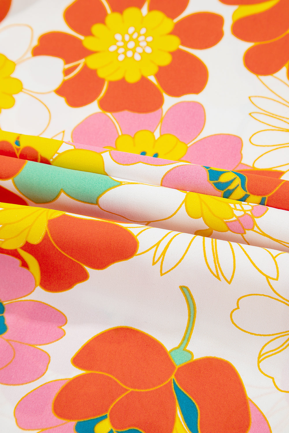 Блуза с принт на цветя