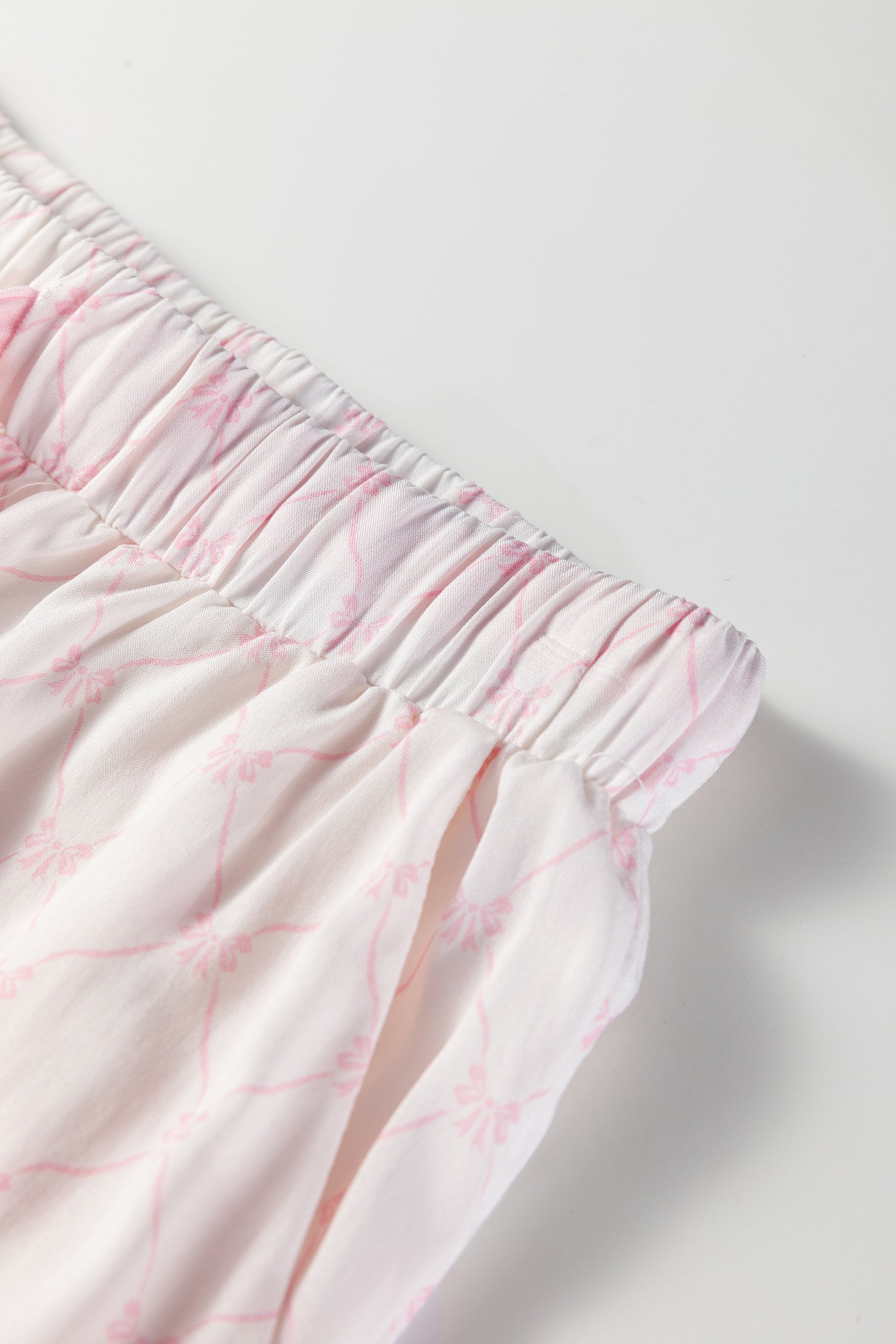 Two-piece pajama set (shirt and shorts)