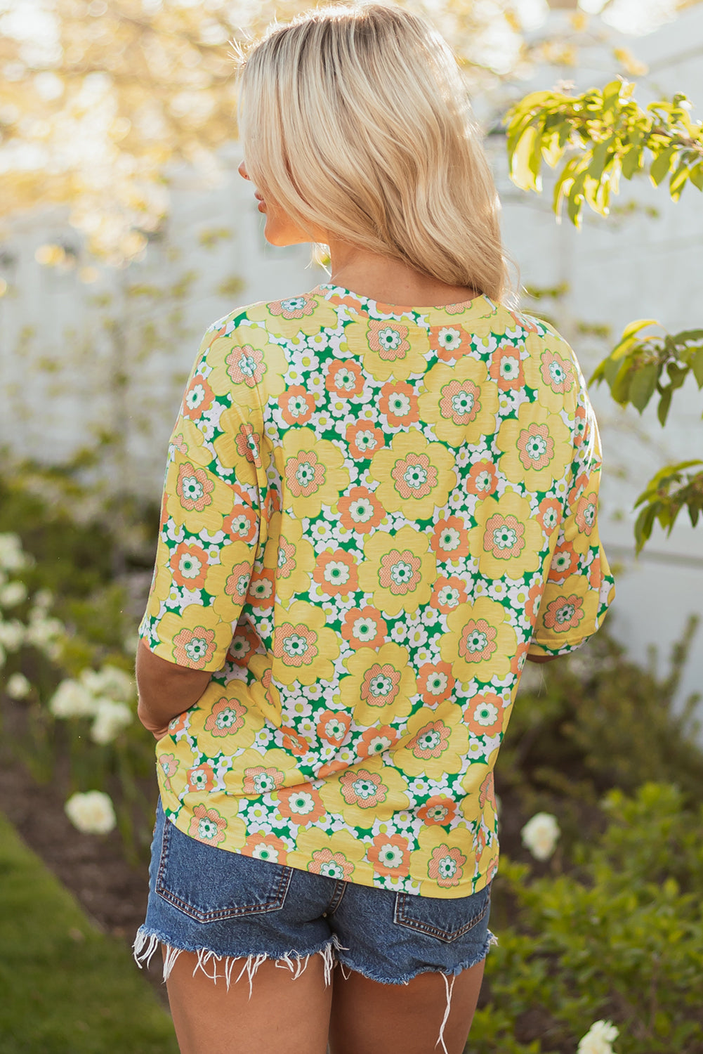 T-shirt with floral print 