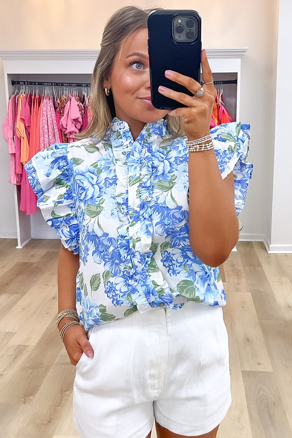 Floral print shirt 