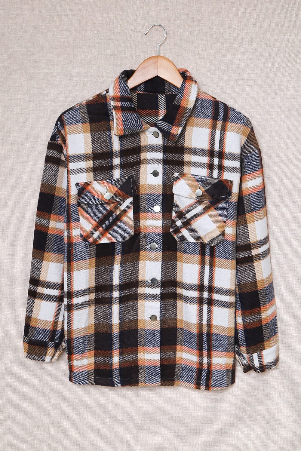 Plaid shacket shirt 