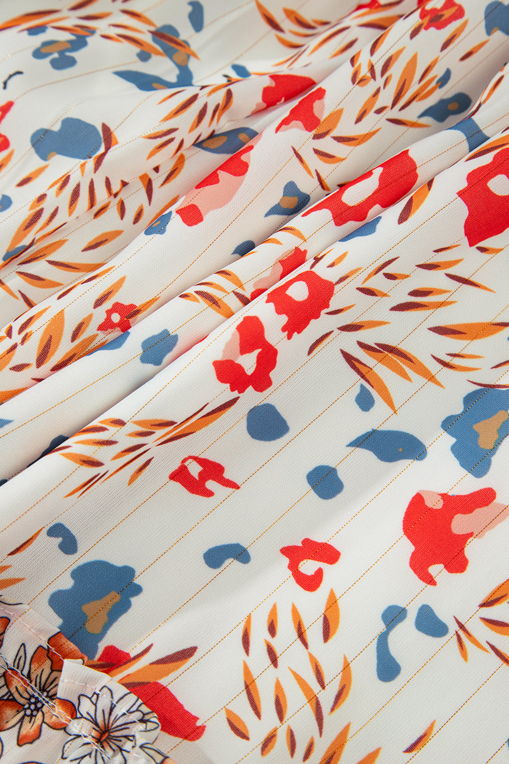 Дълга рокля с принт на цветя