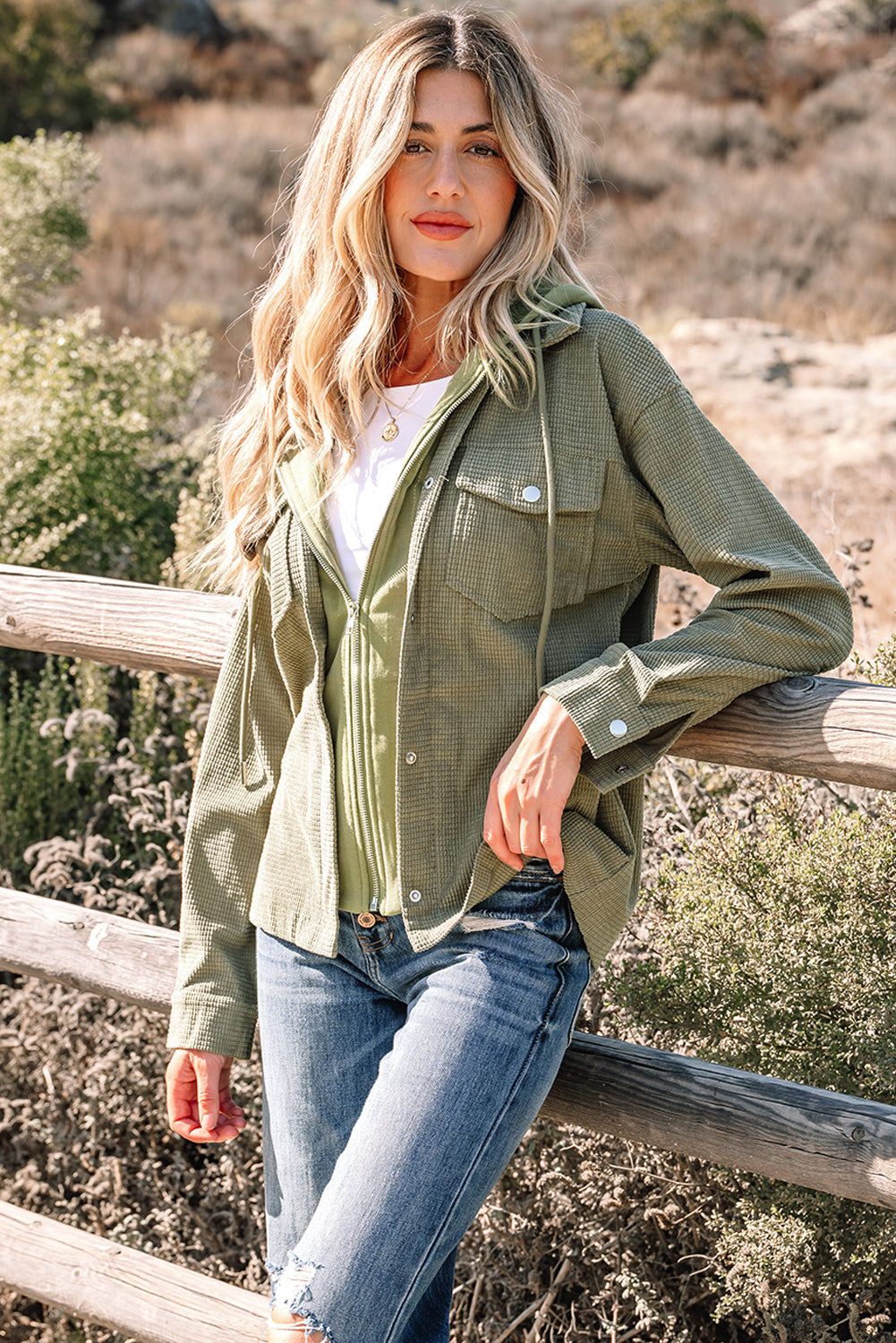 2 in 1 jacket with hood 