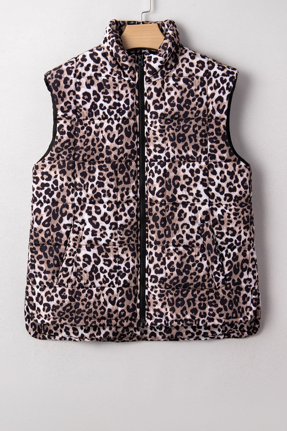 Leopard print vest 