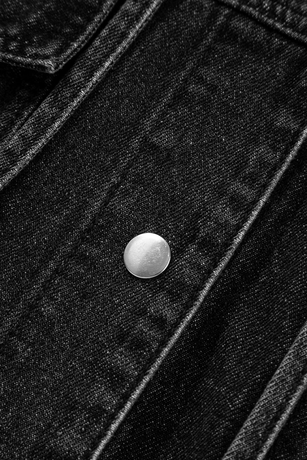 Denim jacket with hood 