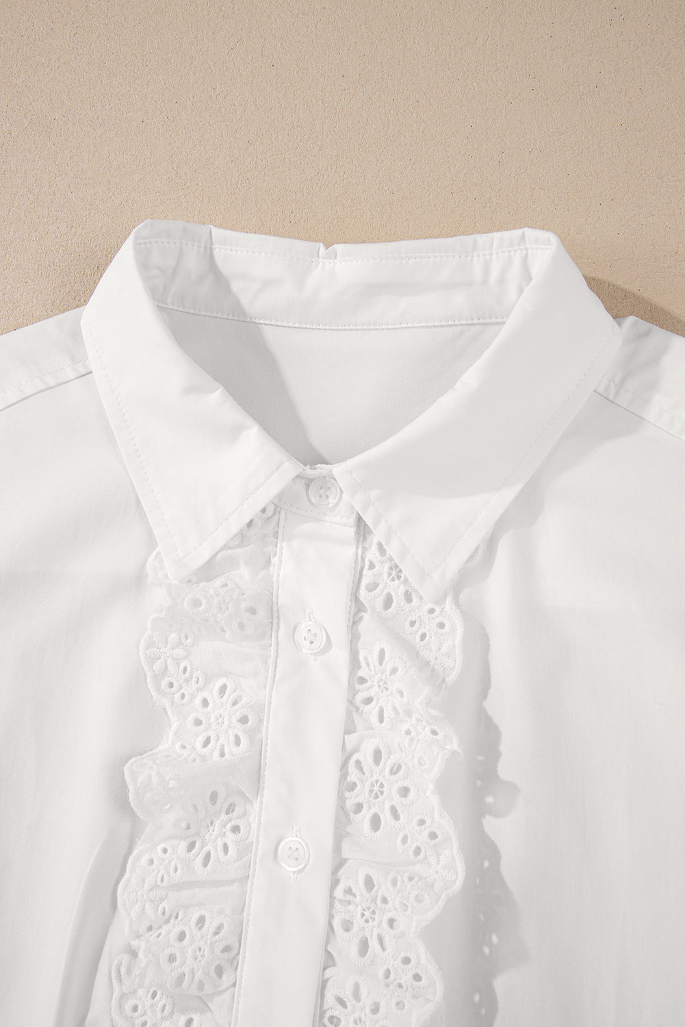 Cotton shirt with embroidery 