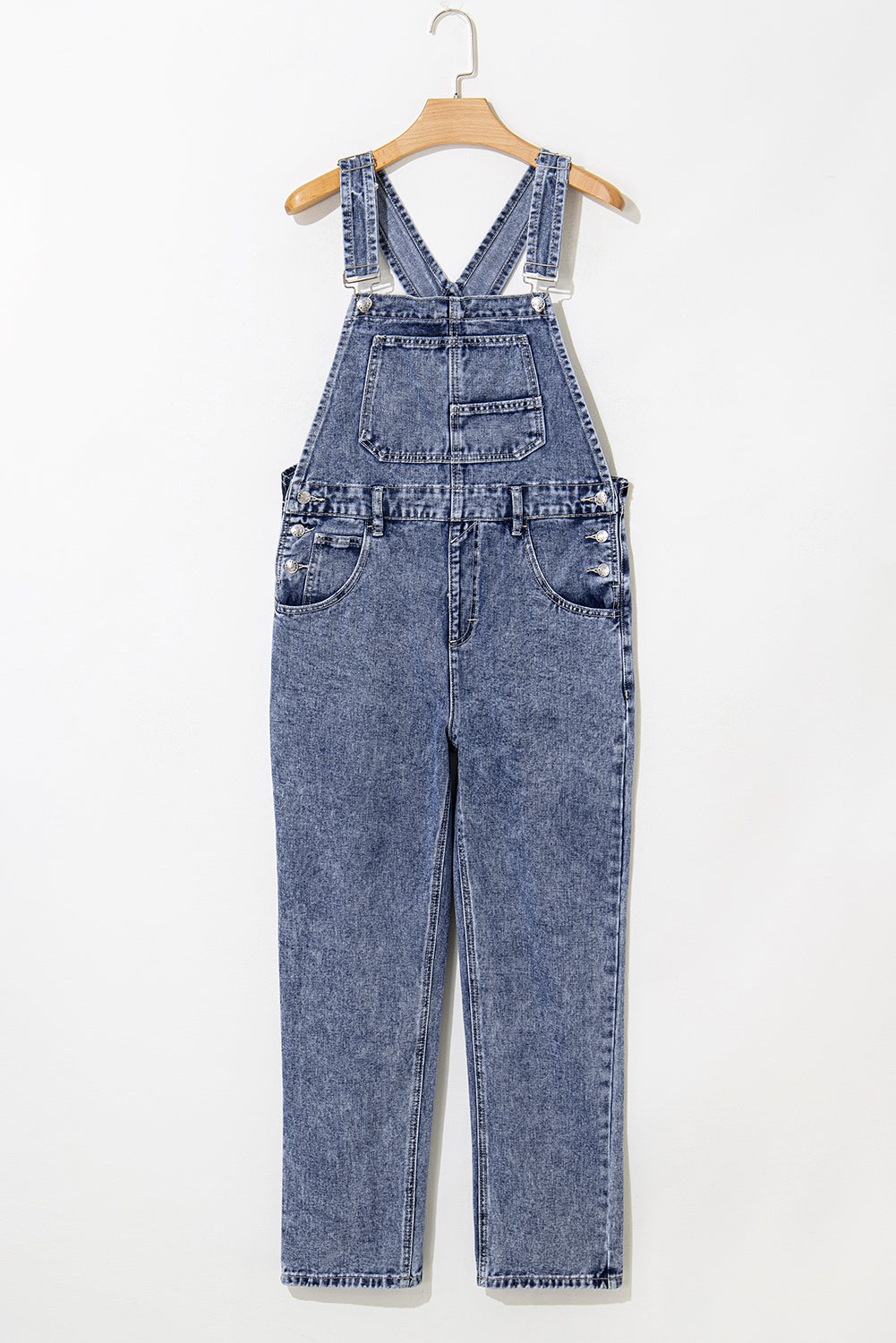 Long denim jumpsuit 