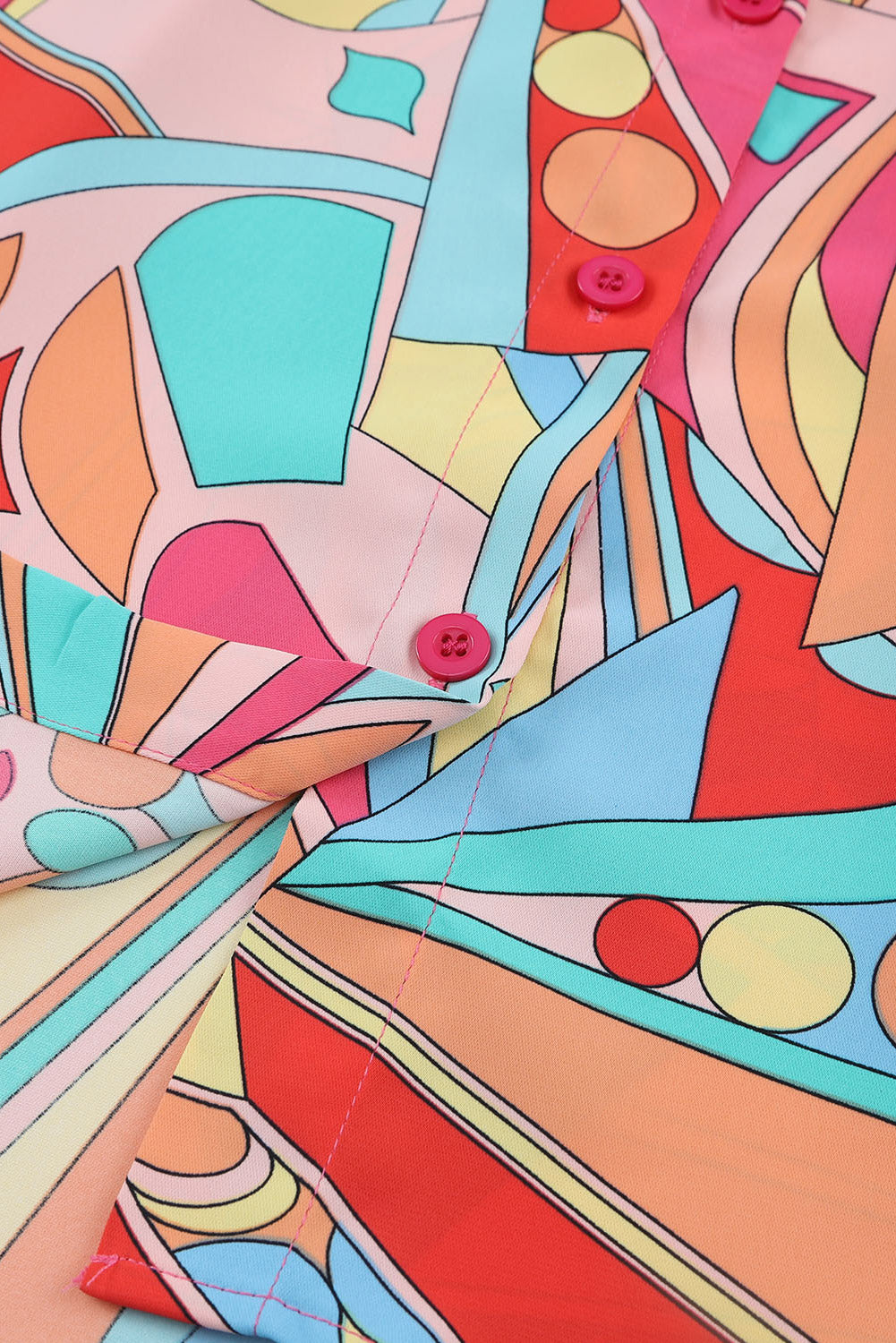 Свободна риза с къс ръкав