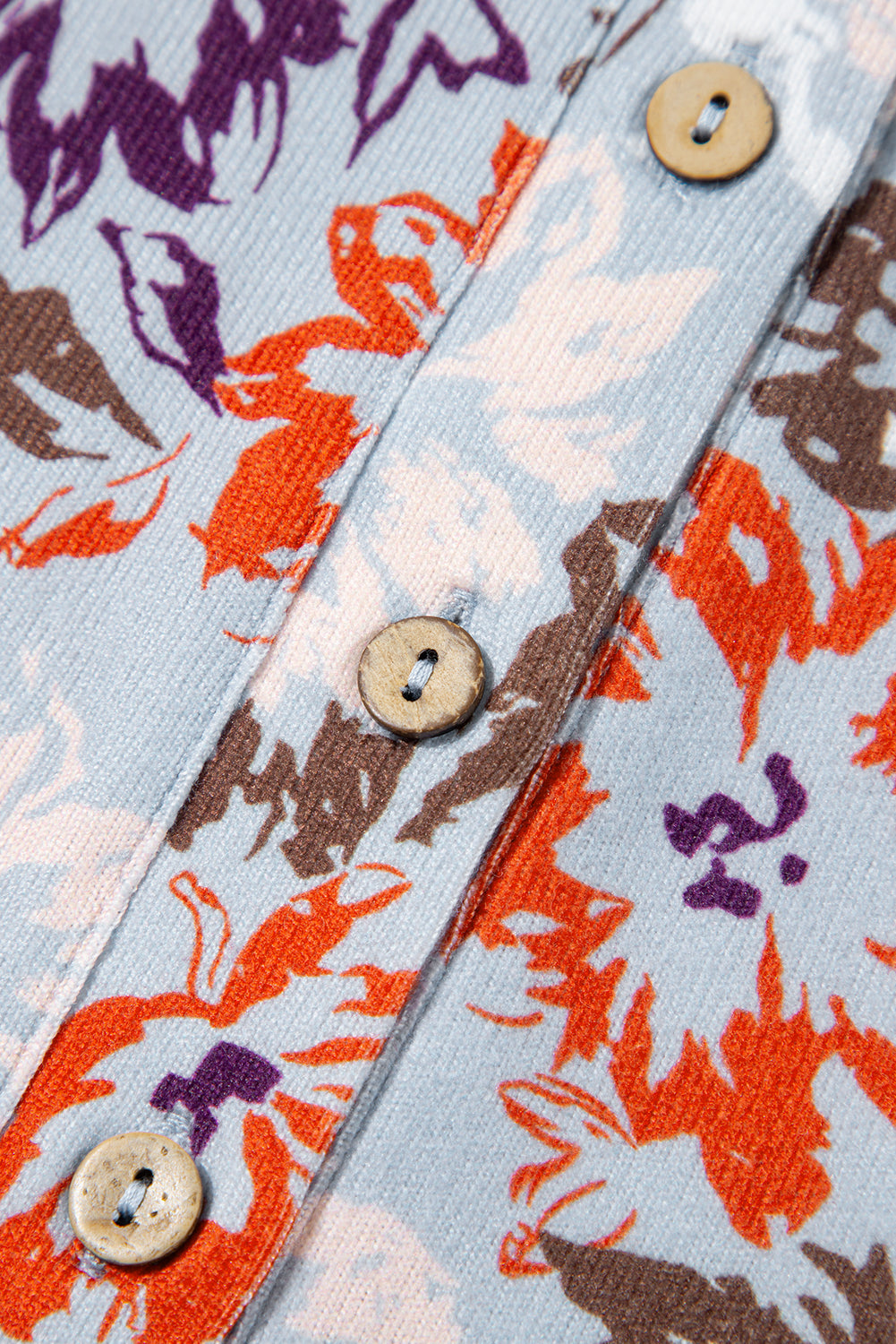 Long jumpsuit with floral print 