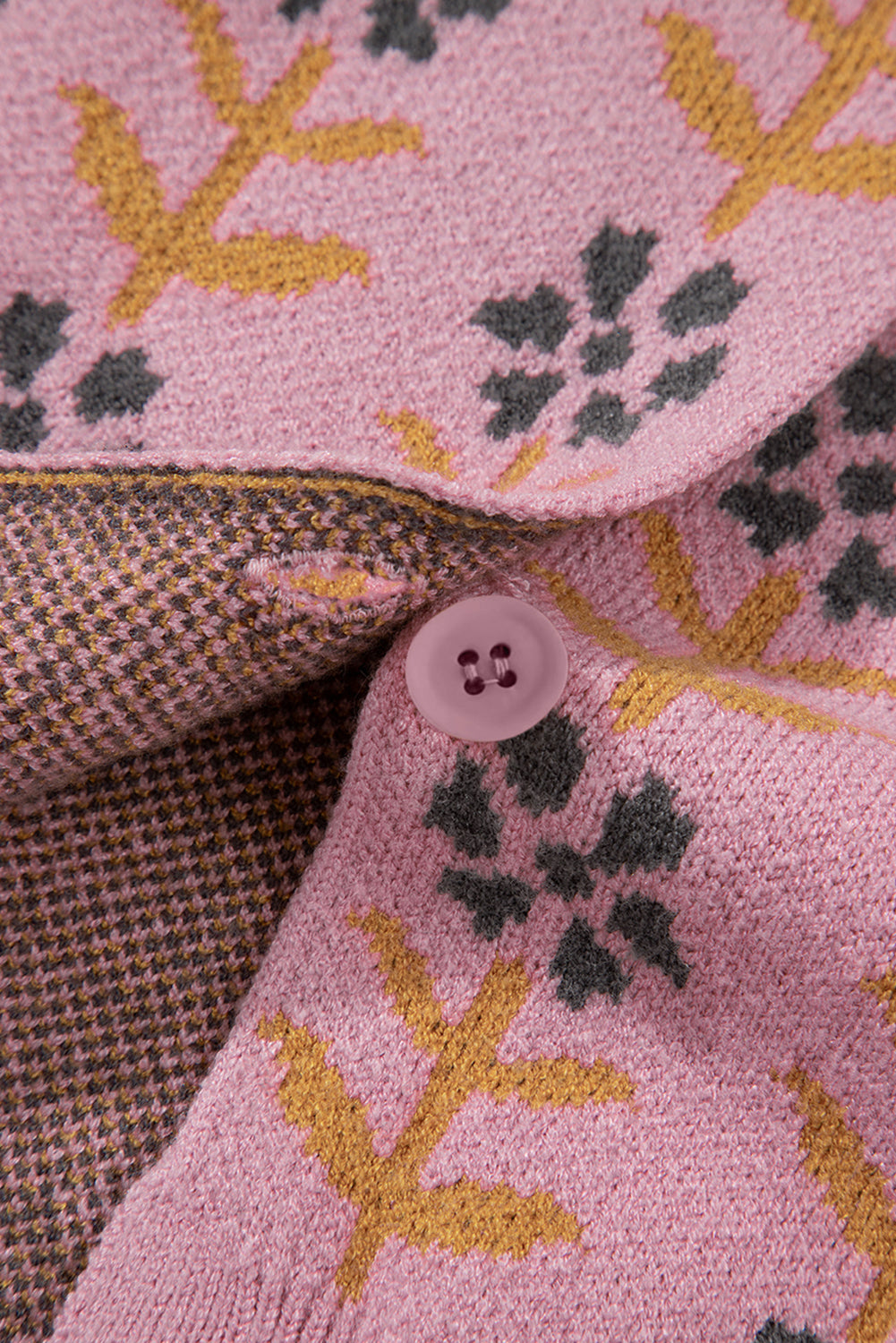 Жилетка с принт на цветя