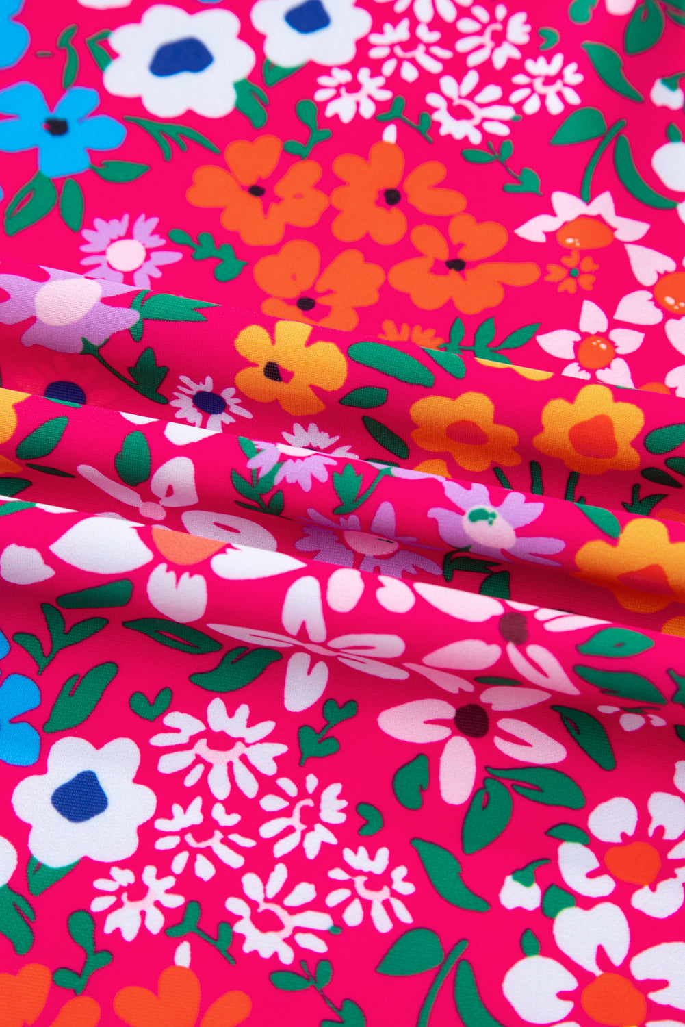 Floral print swim dress 