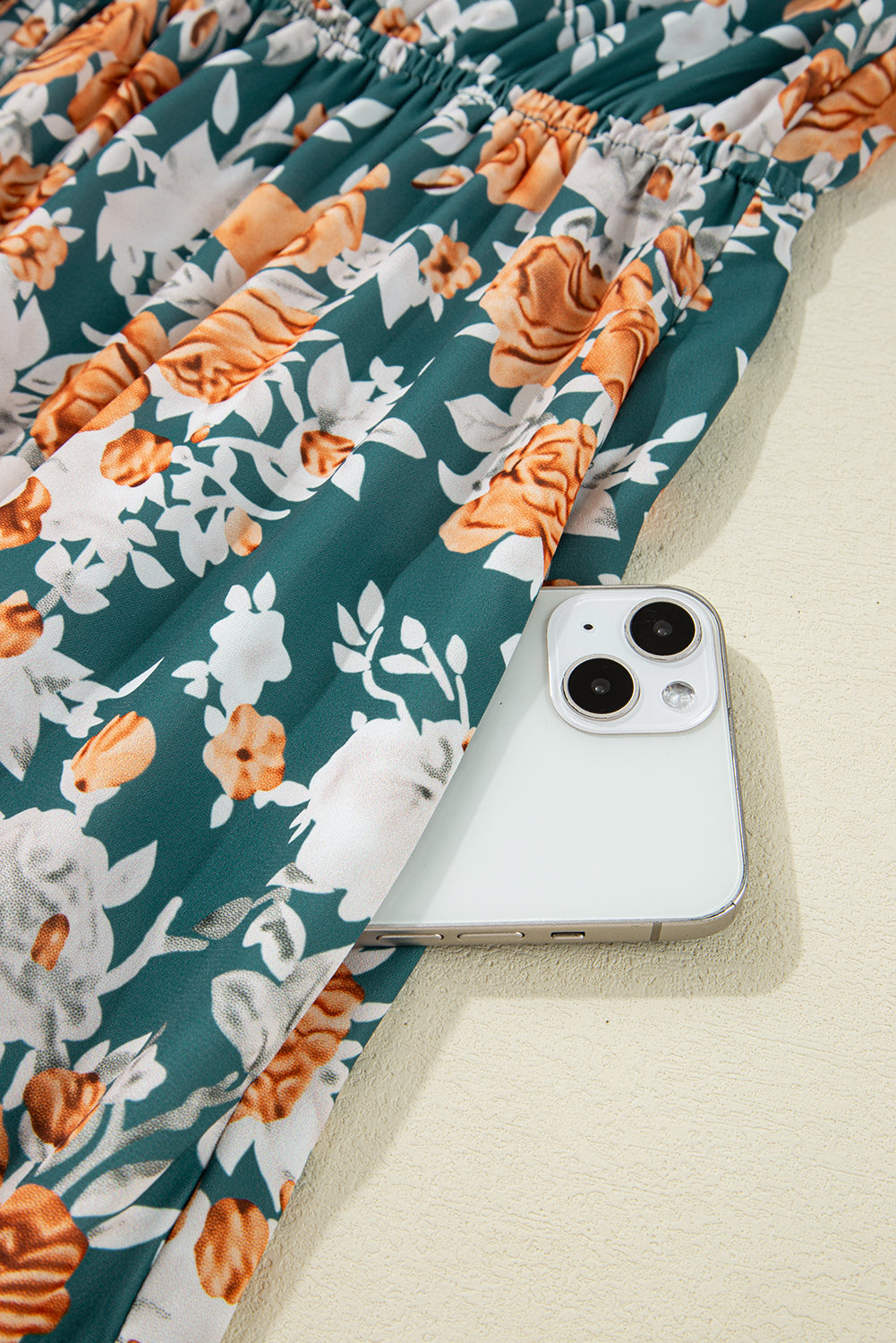 Дълга рокля с флорален принт