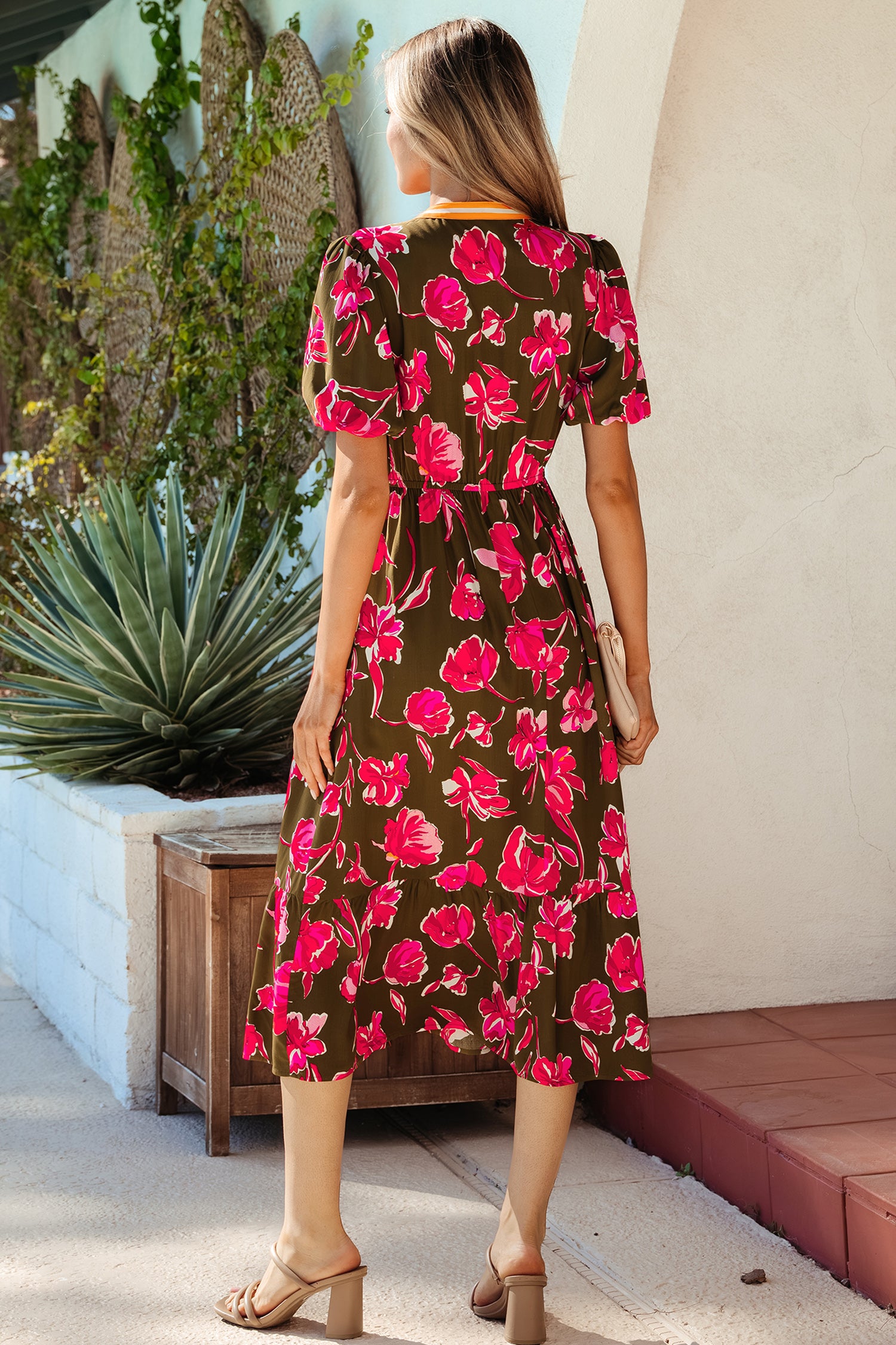 Рокля с флорален принт