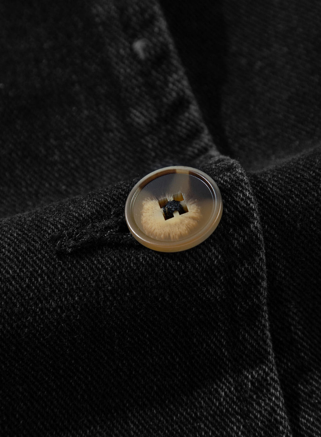 Denim jacket with lapel