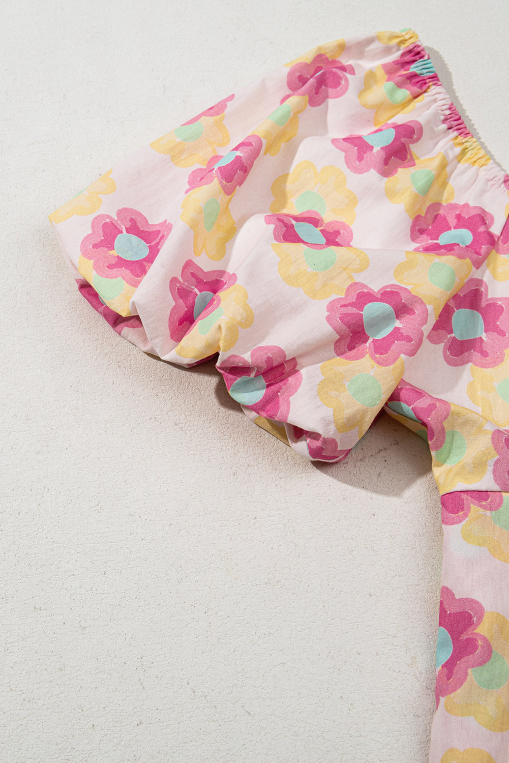 Cotton dress with floral print 