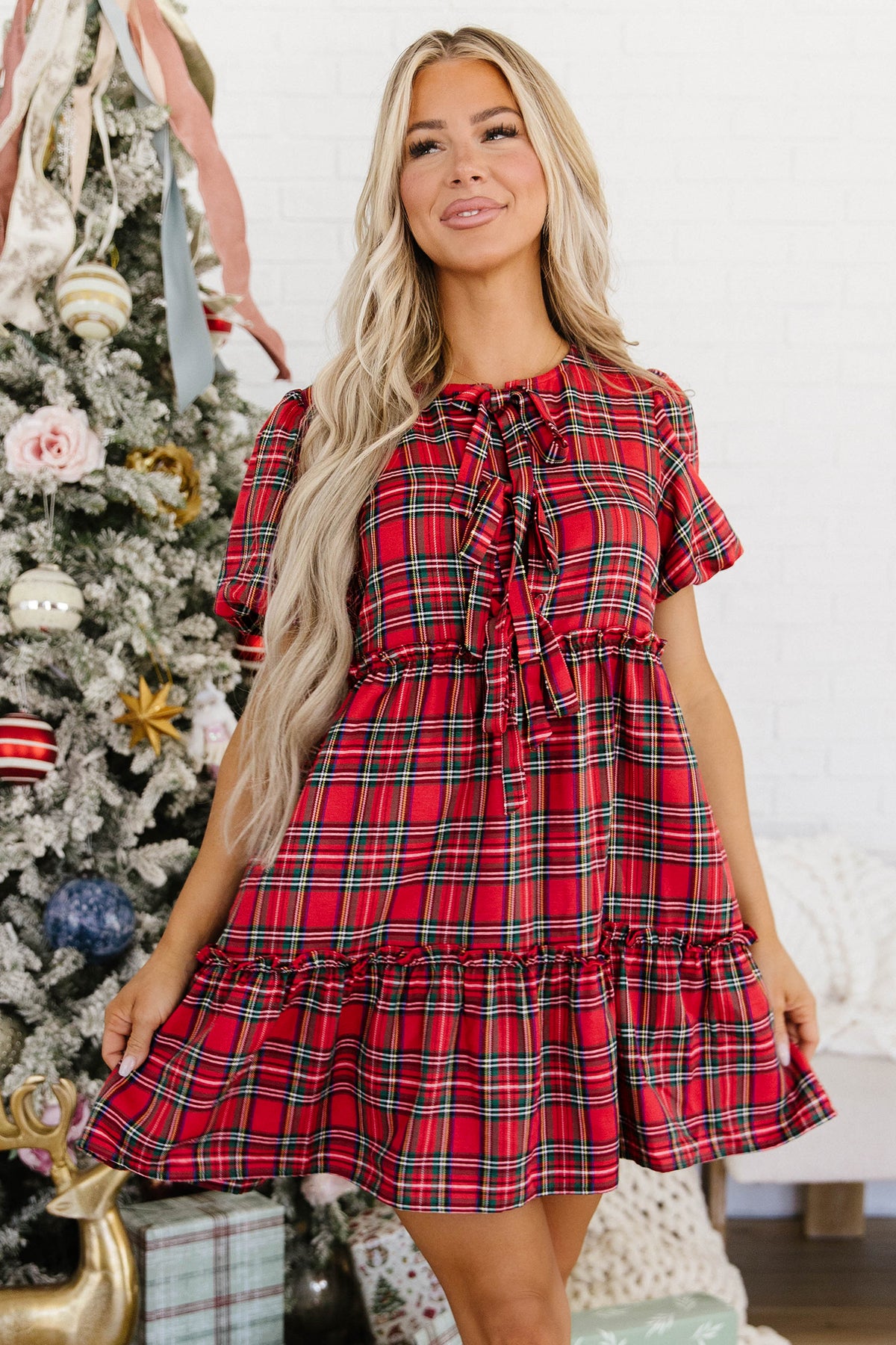 Plaid dress