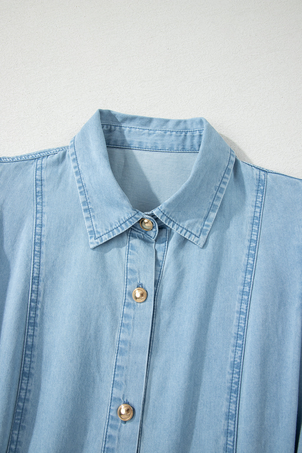 Дълга дънкова рокля