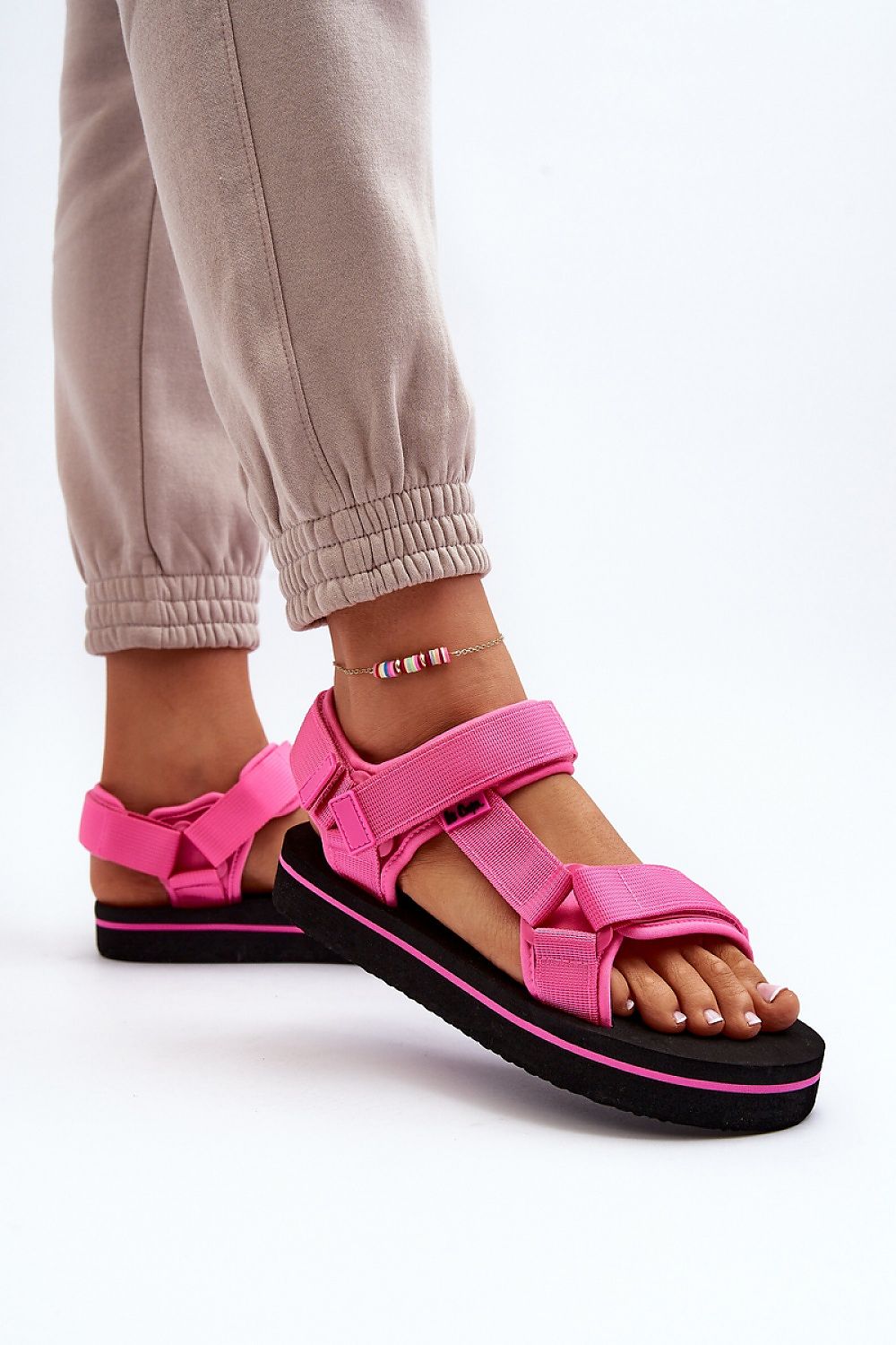 дамски розови сандали Lee Cooper