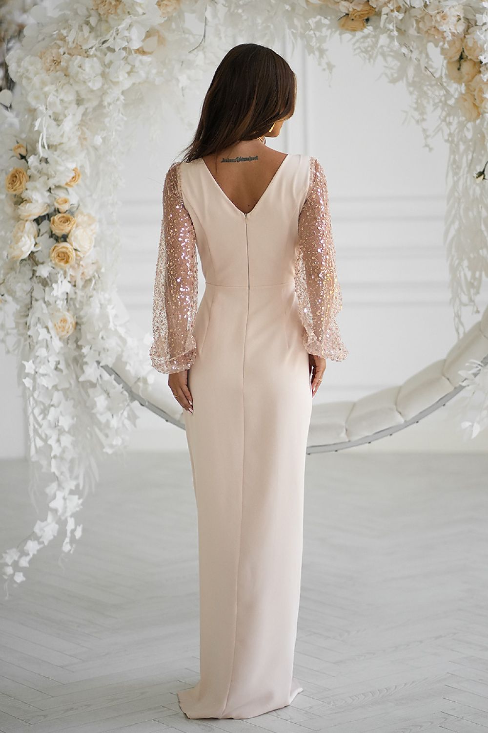  Дълга рокля model 220093 Bicotone 