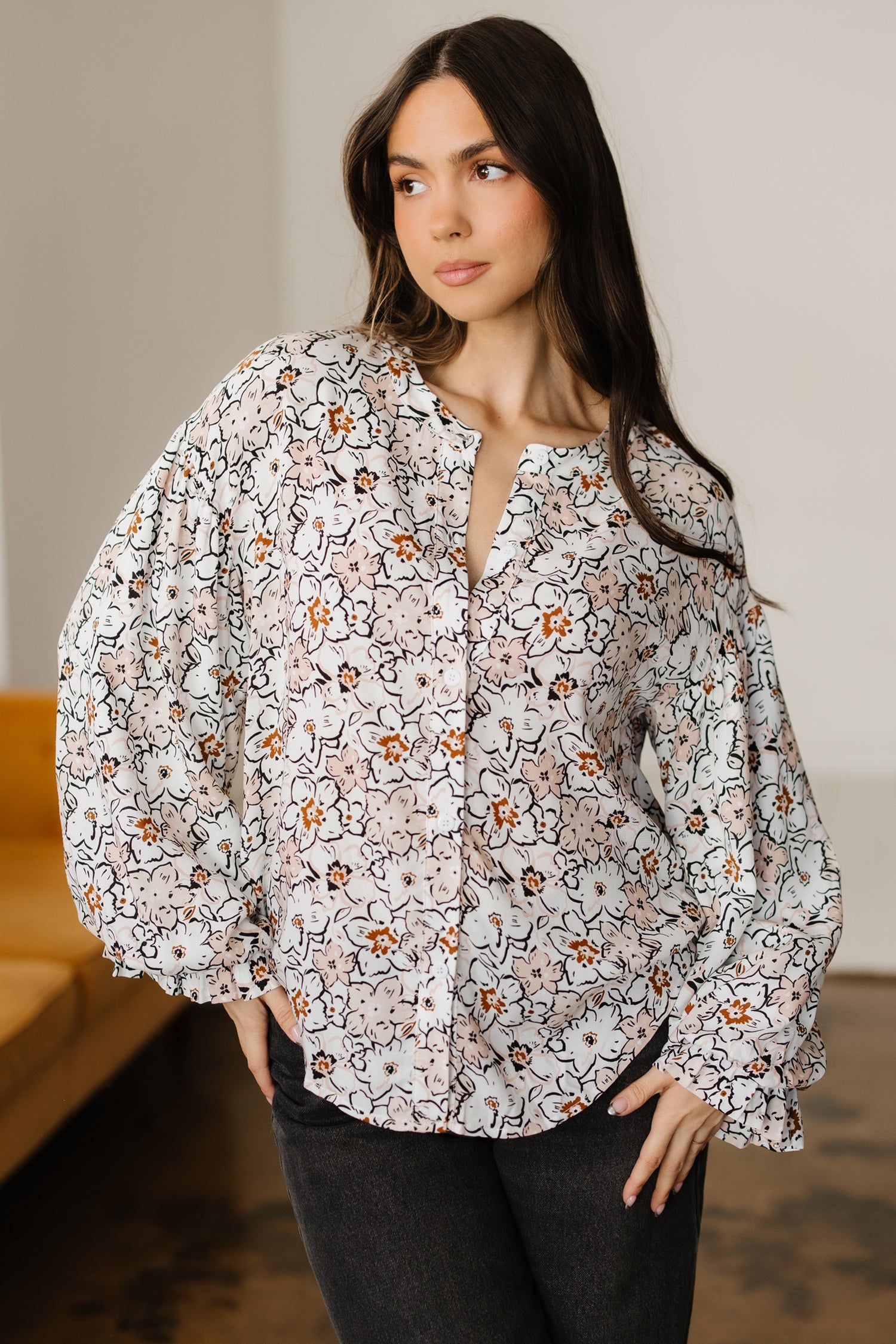 Floral print shirt 