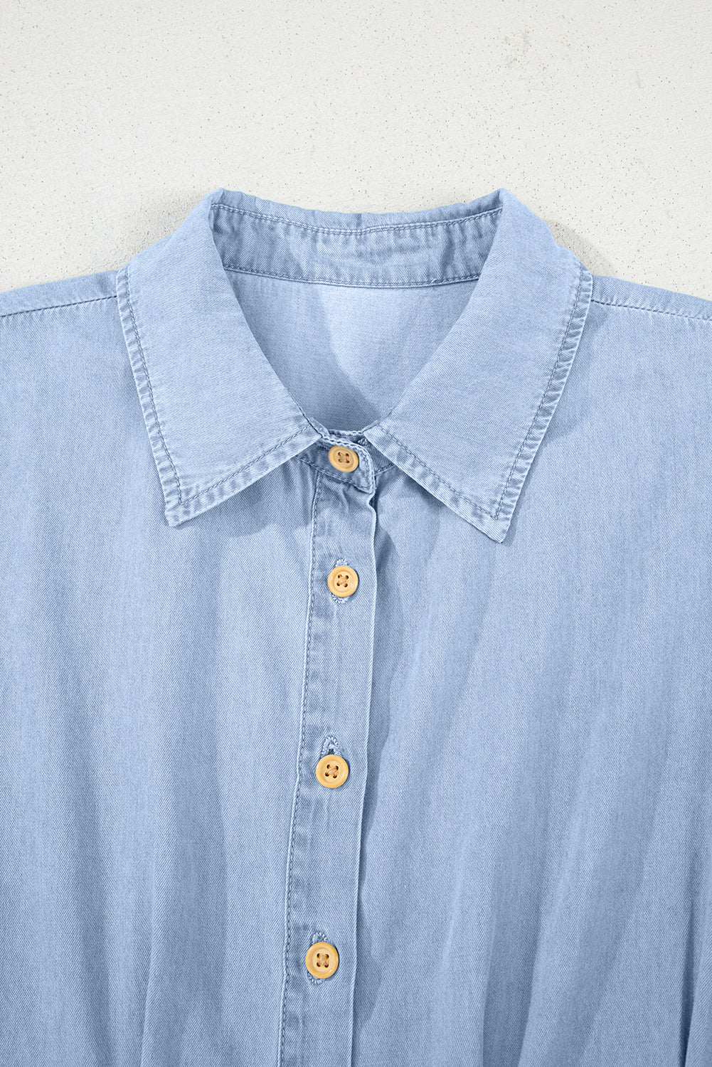 Дънкова рокля тип риза