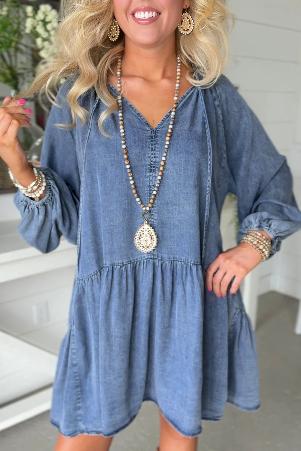 Denim dress 