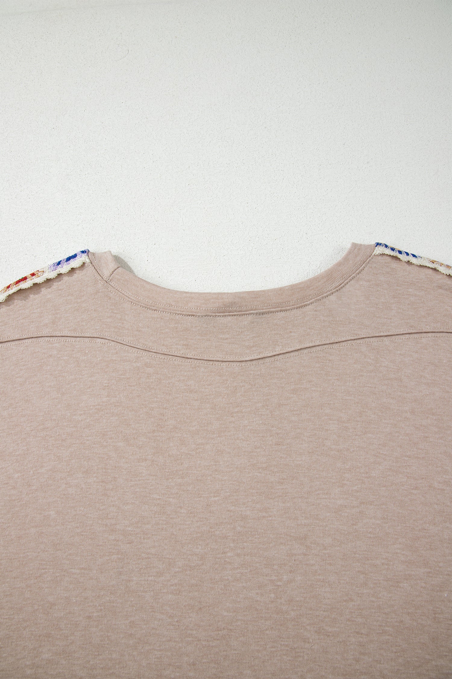 T-shirt with knitted details 