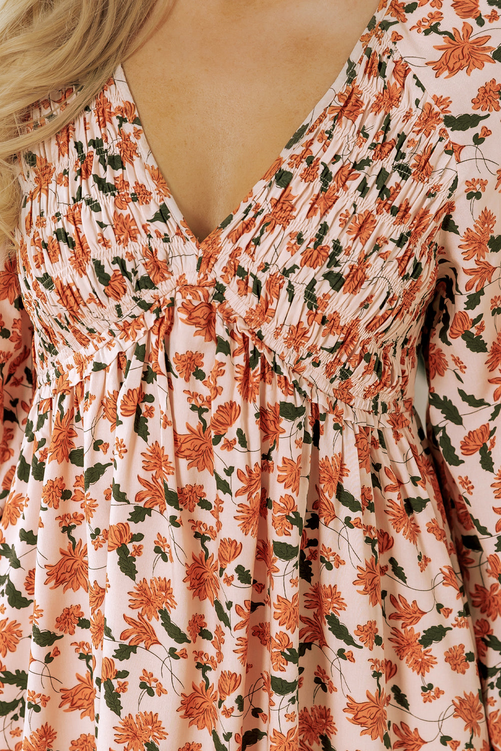 Floral print dress 