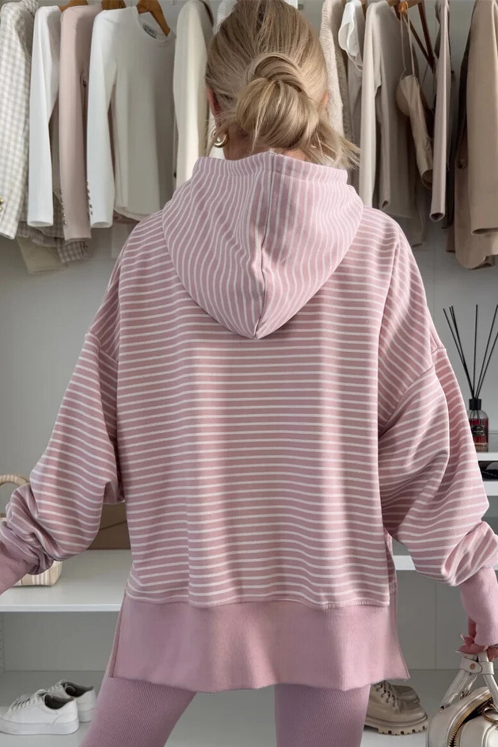 Striped cotton sweatshirt 