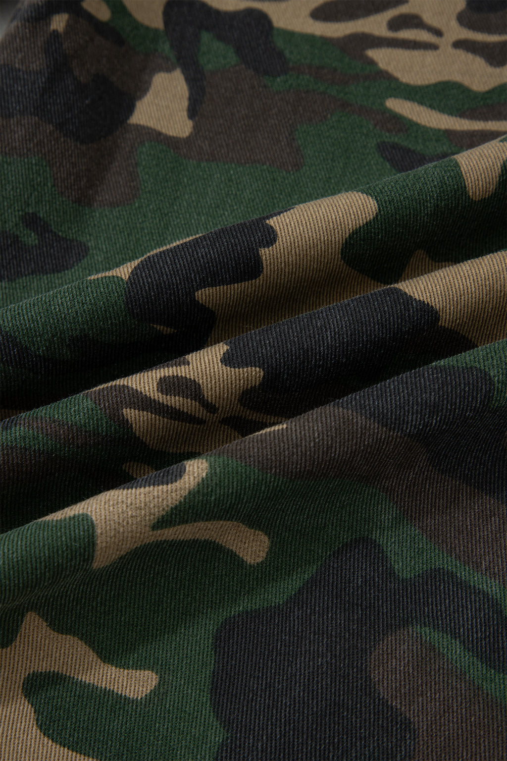 Camouflage print jeans 