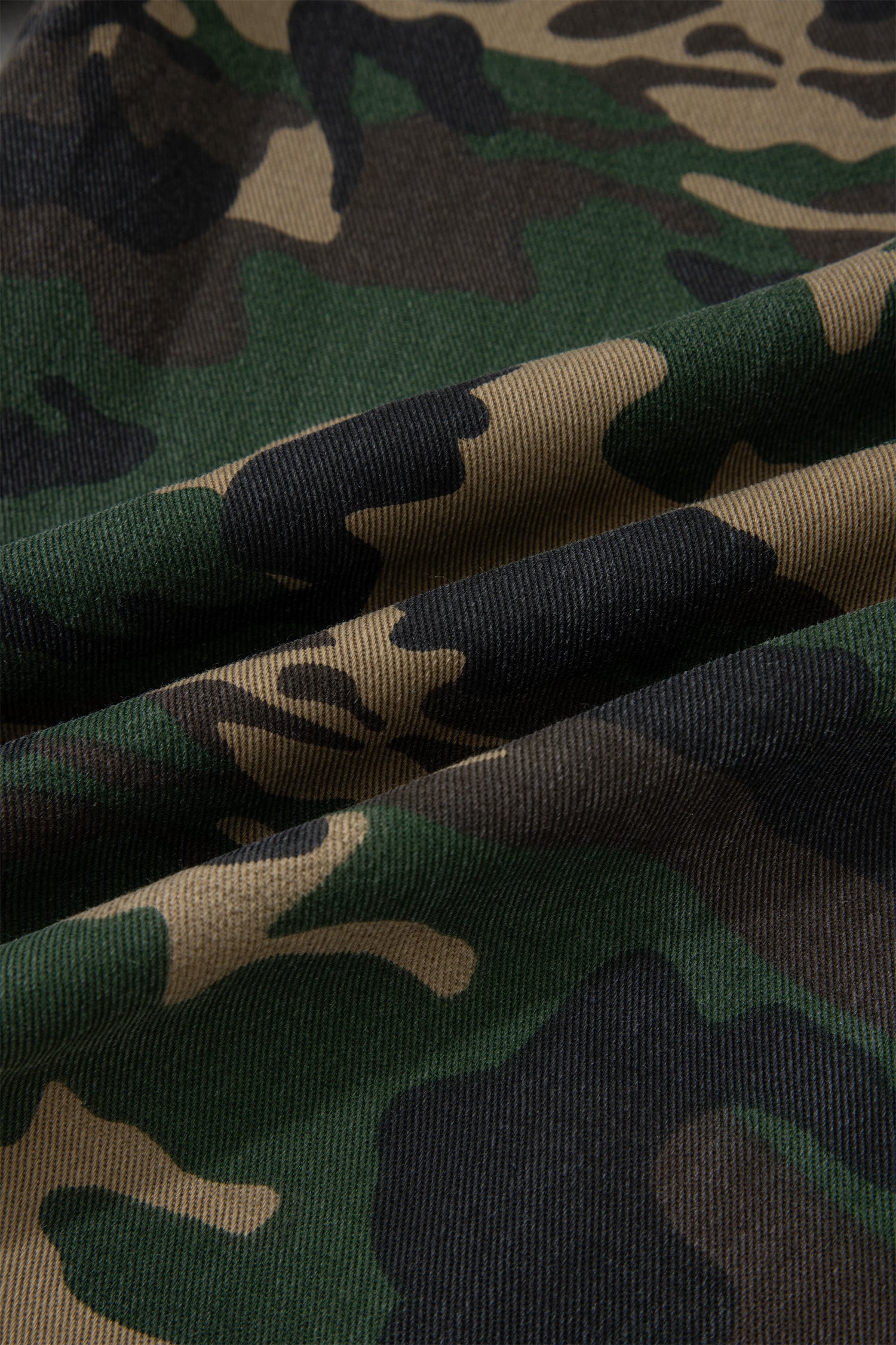 Camouflage print jeans 