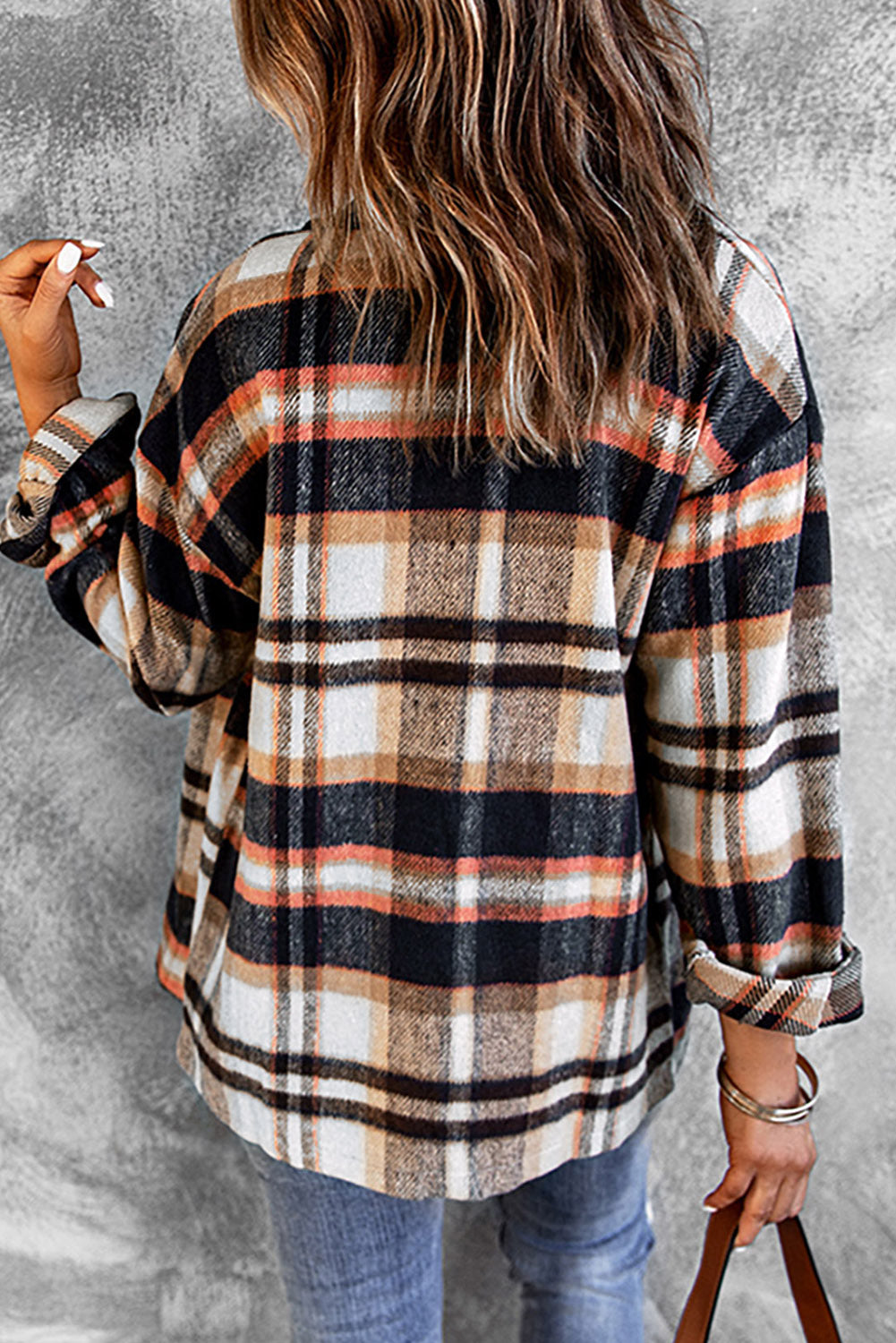 Plaid shacket shirt 