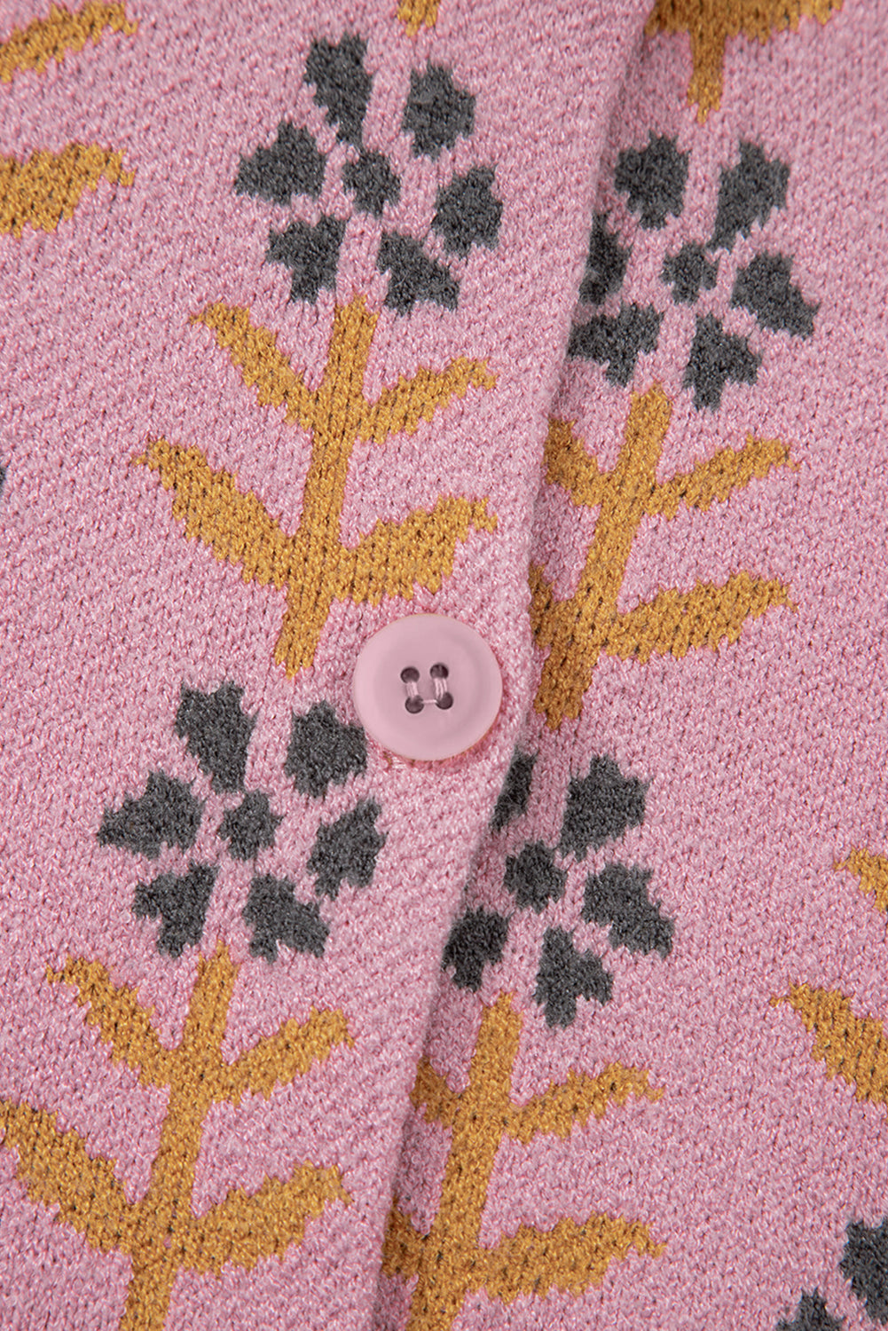 Жилетка с принт на цветя