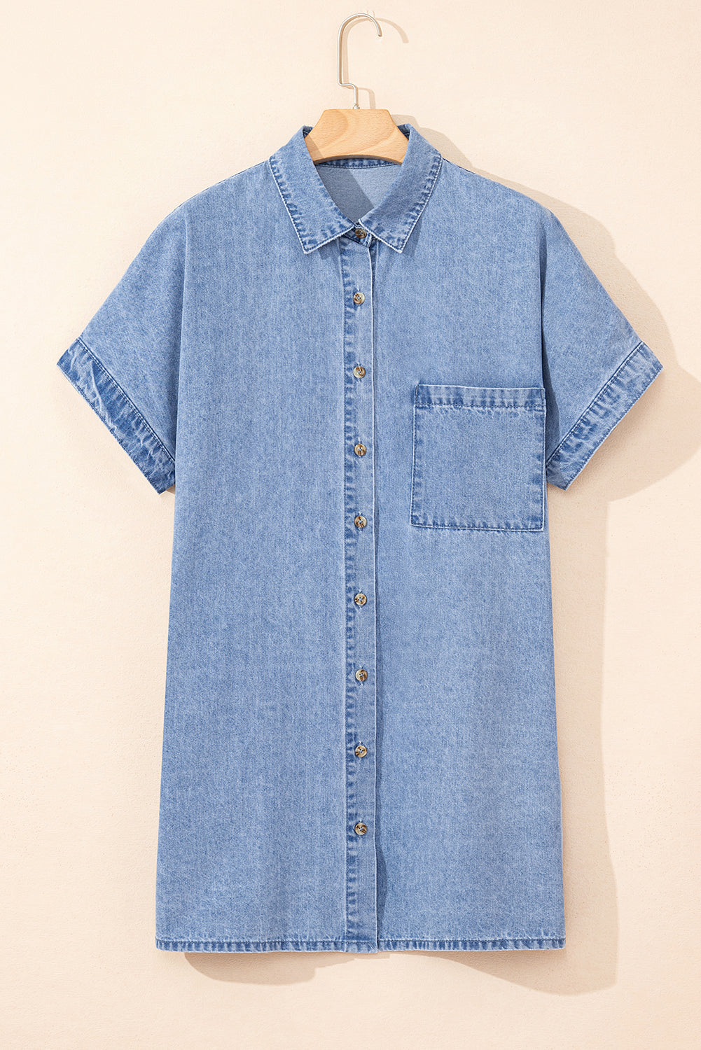 Denim shirt dress 