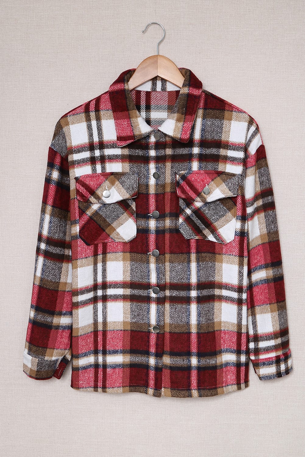 Plaid shacket shirt 