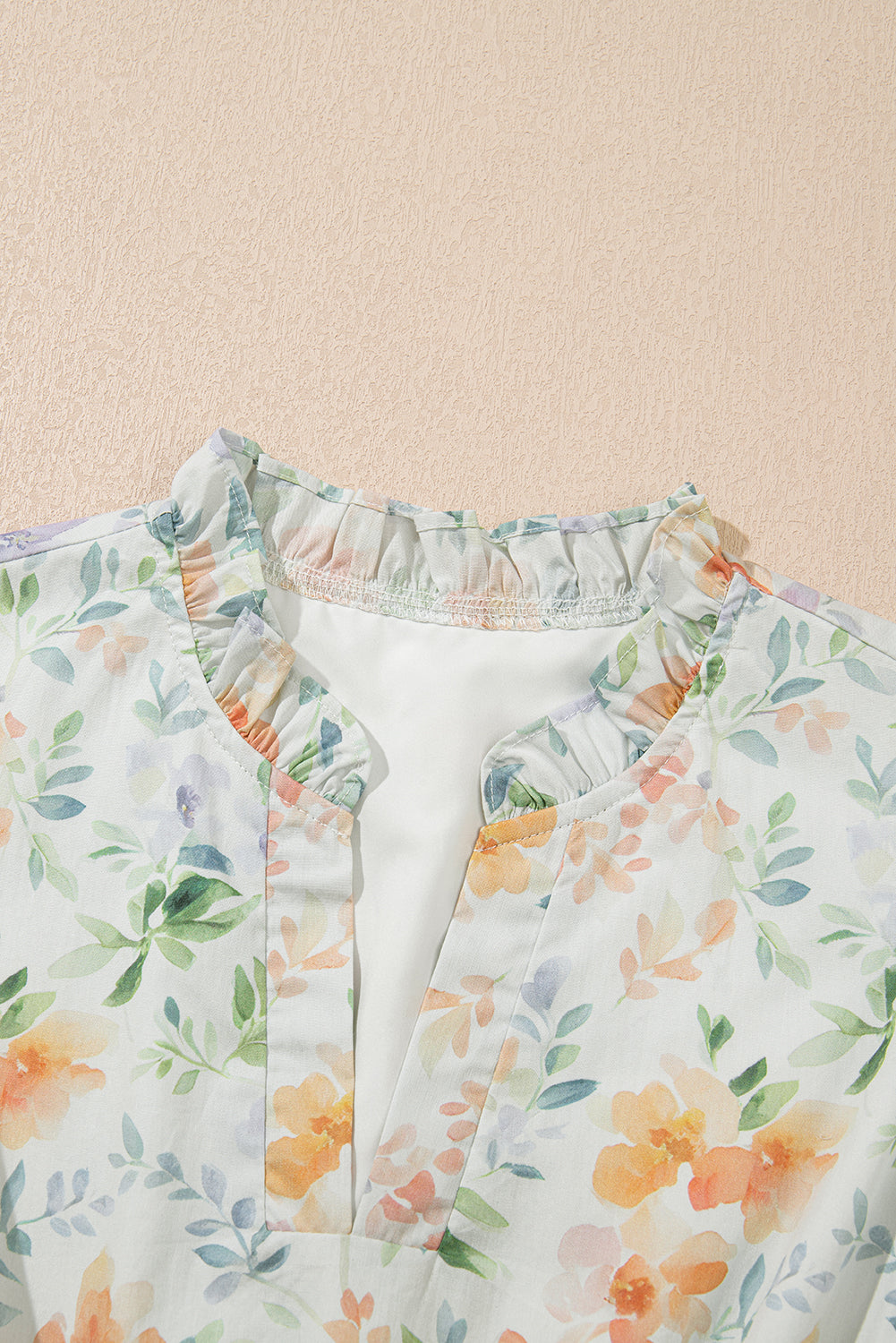 Cotton dress with floral print 