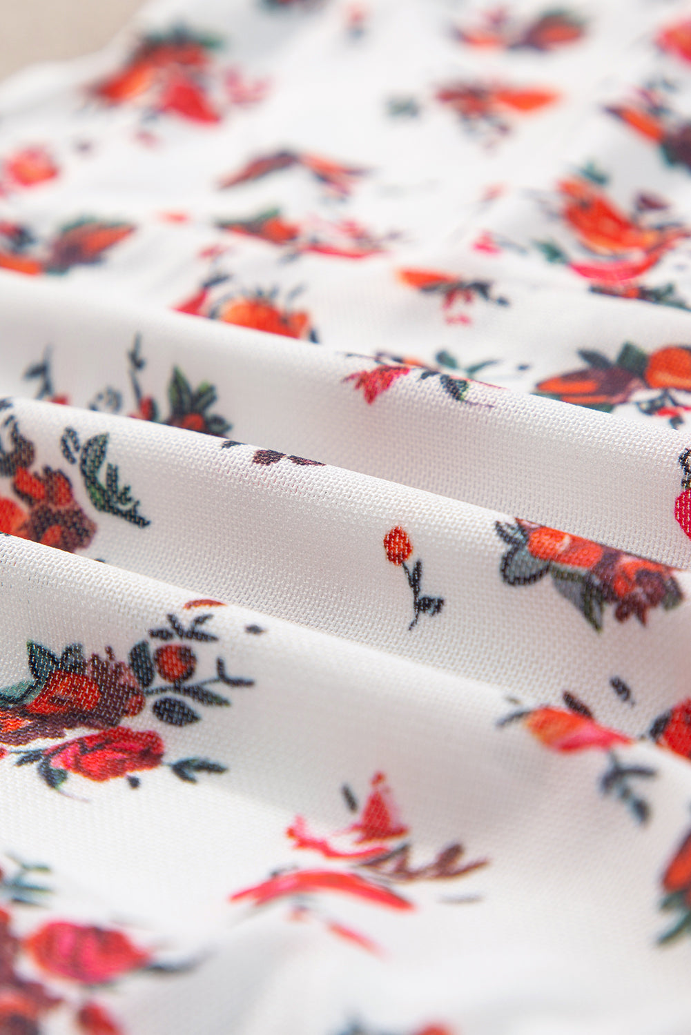 Боди с принт на цветя