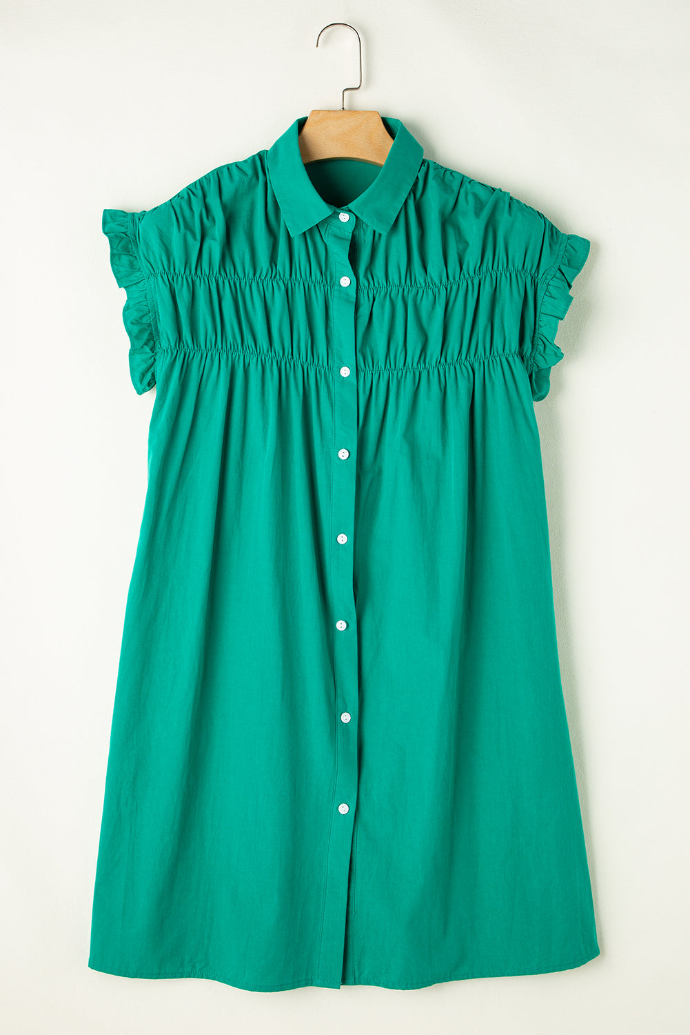 Cotton shirt dress 