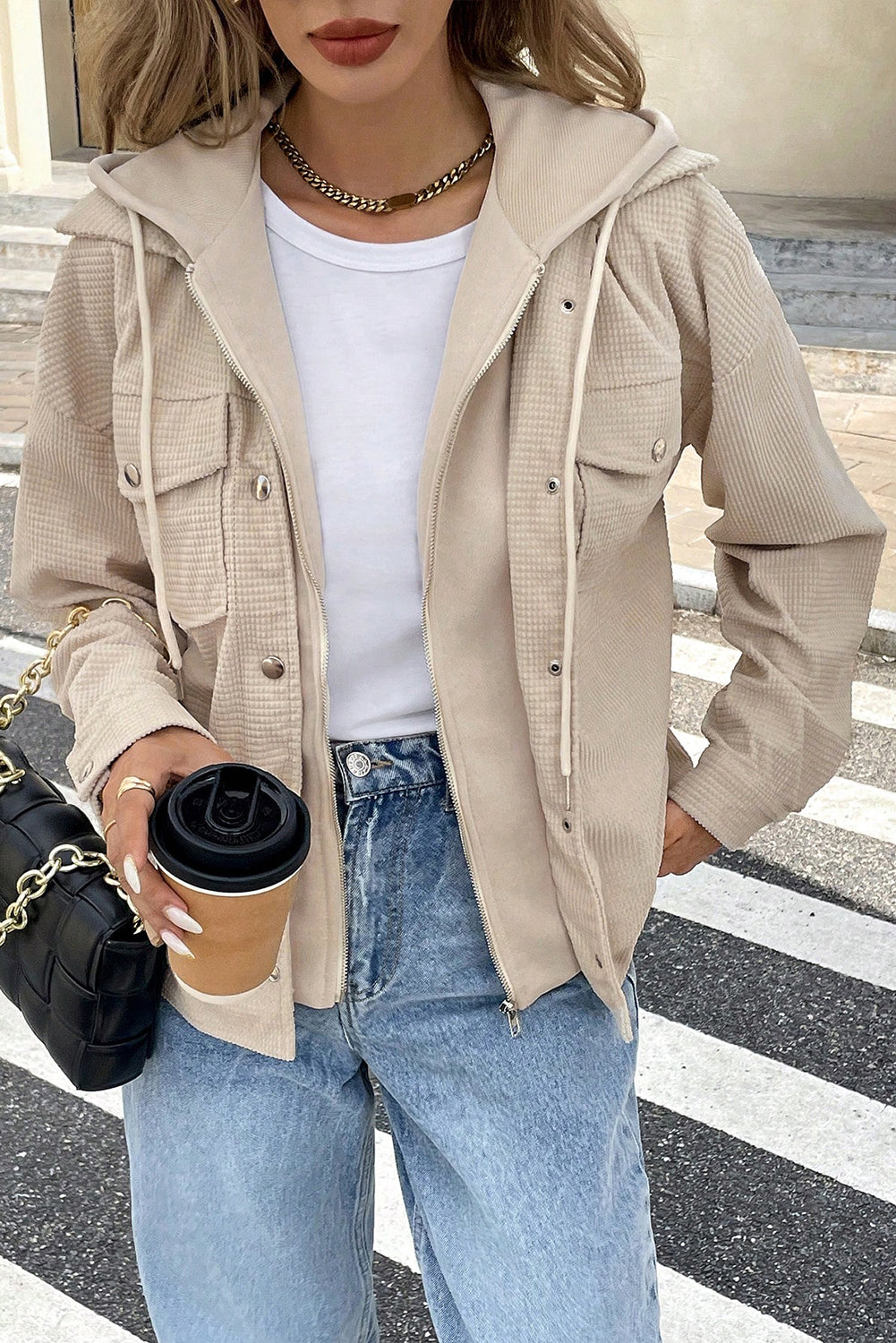 2 in 1 jacket with hood 