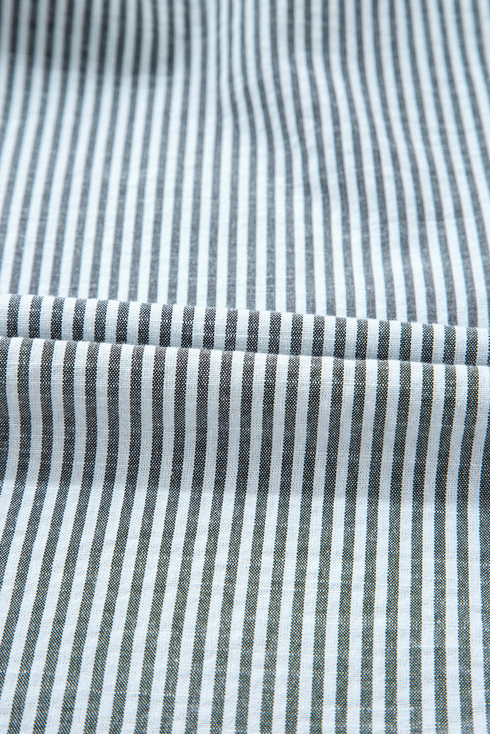 Striped dress with floral details 