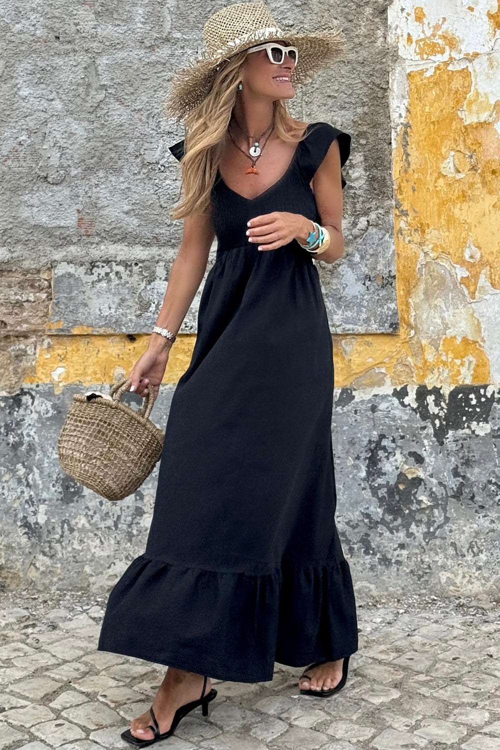 Long cotton dress 