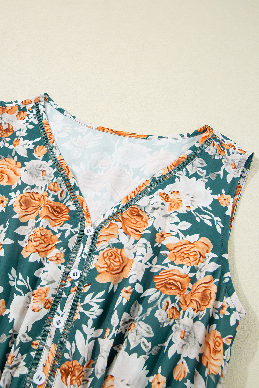 Дълга рокля с флорален принт