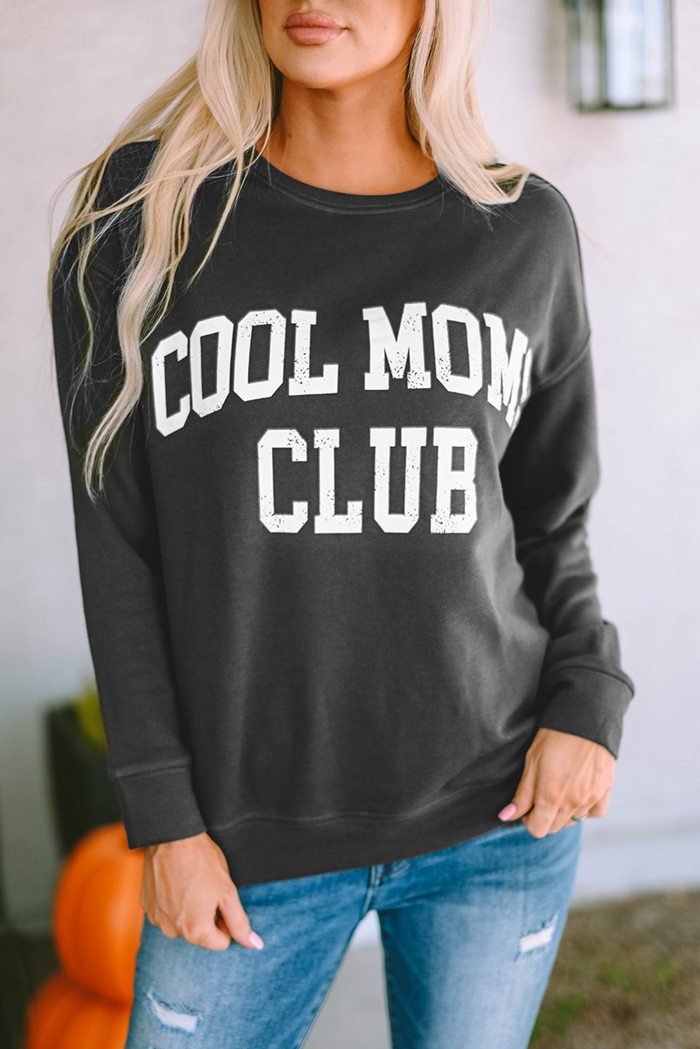 Блуза с надпис "Cool Moms Club"