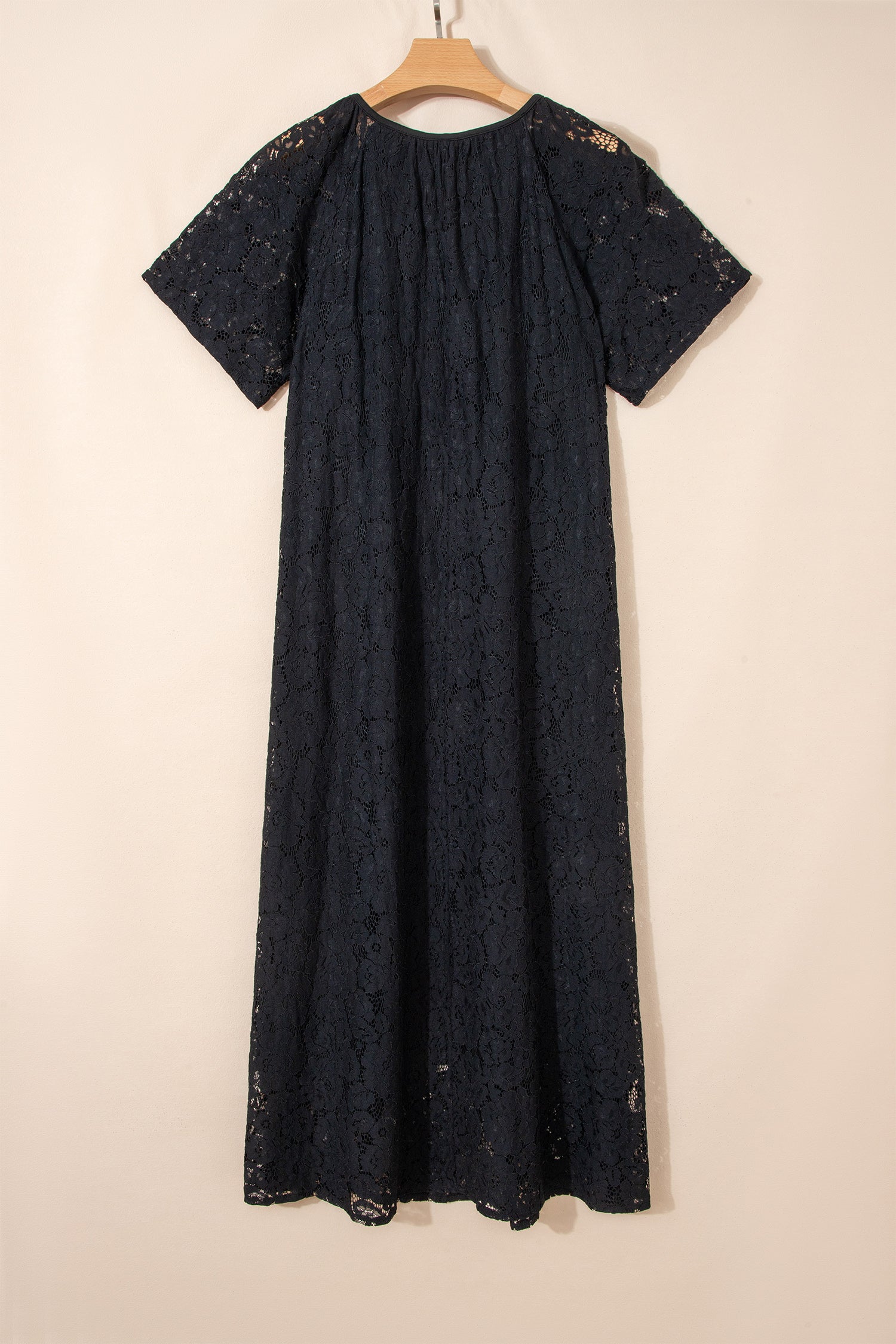 Дълга плажна дантелена рокля