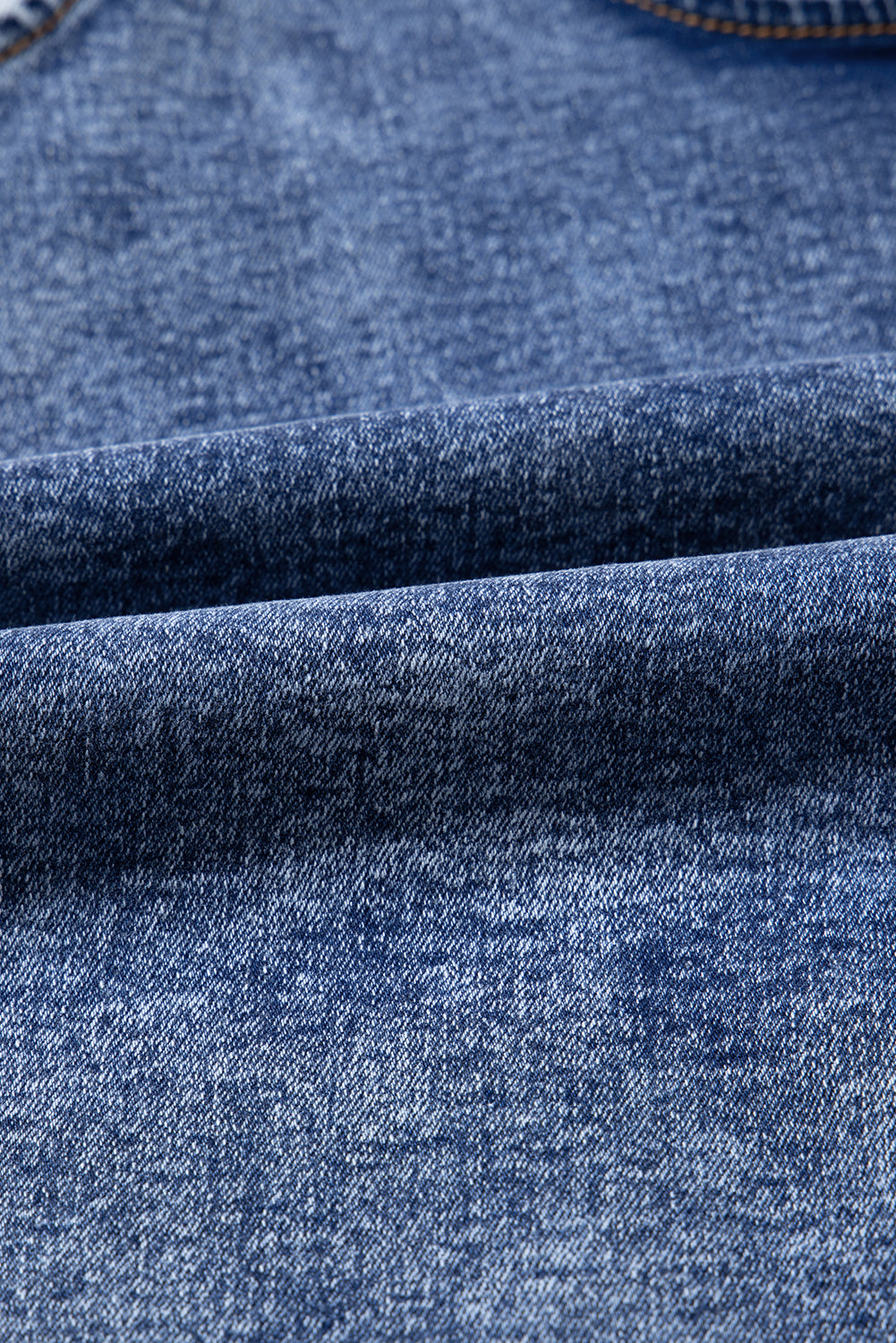 Short denim jumpsuit 