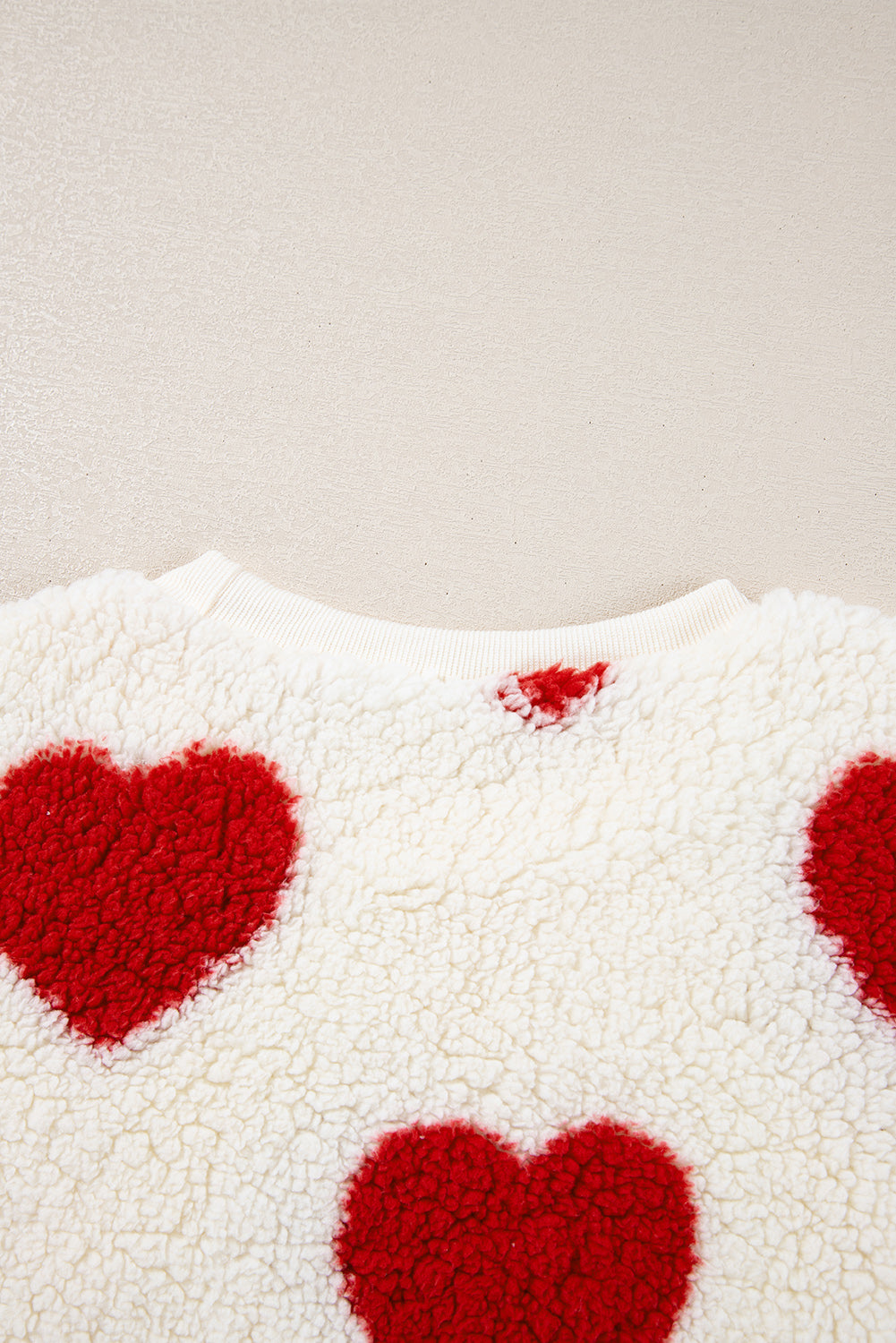 Heart print sweater 