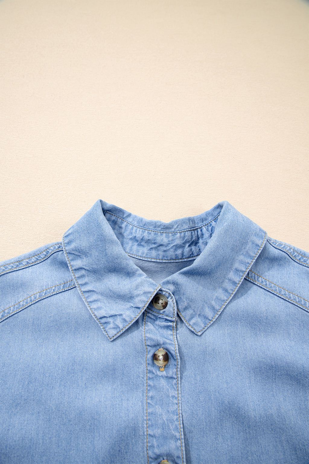 Риза с 3/4 ръкав